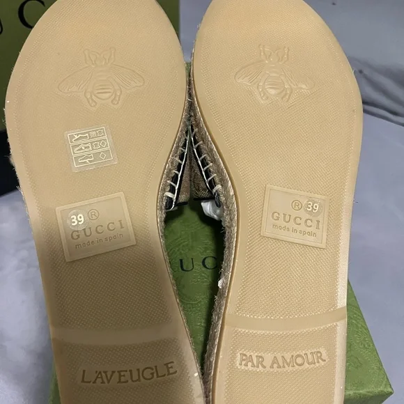 Authentic Gucci GG spadrilles sandals, completly new, never worn!!! - Picture 10 of 10
